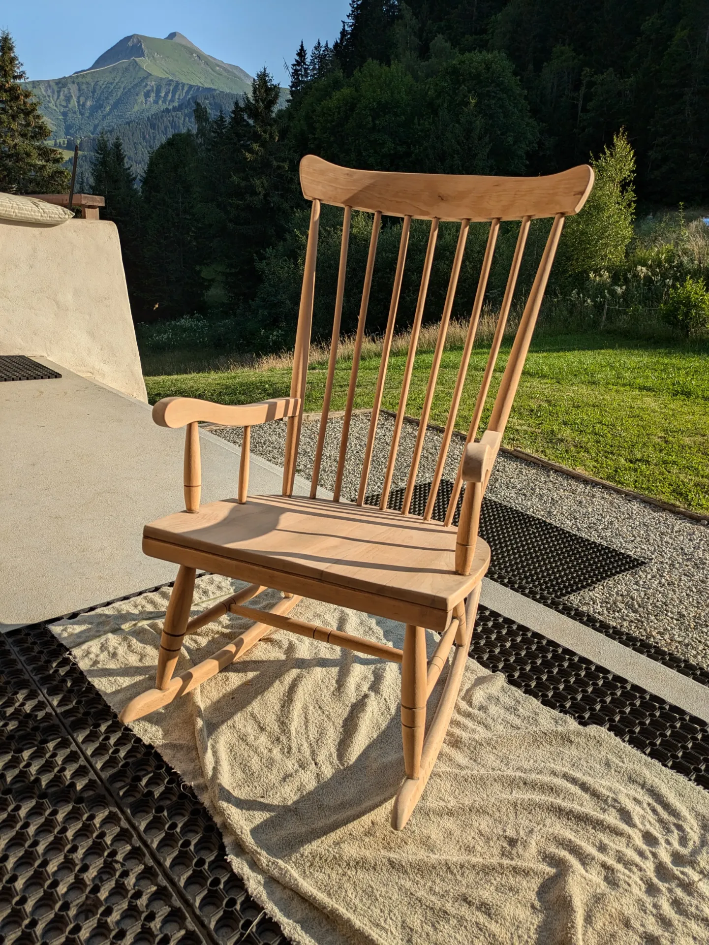 Chaise à bascule